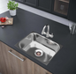STEEL SINK OPPO (18X16)