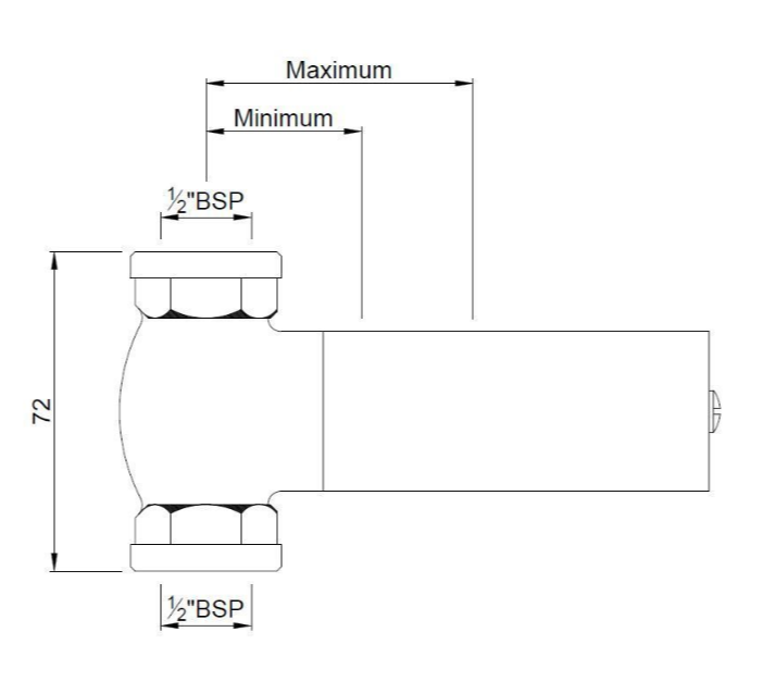 Regular Body of Concealed Stop (ALD-CHR-083R)